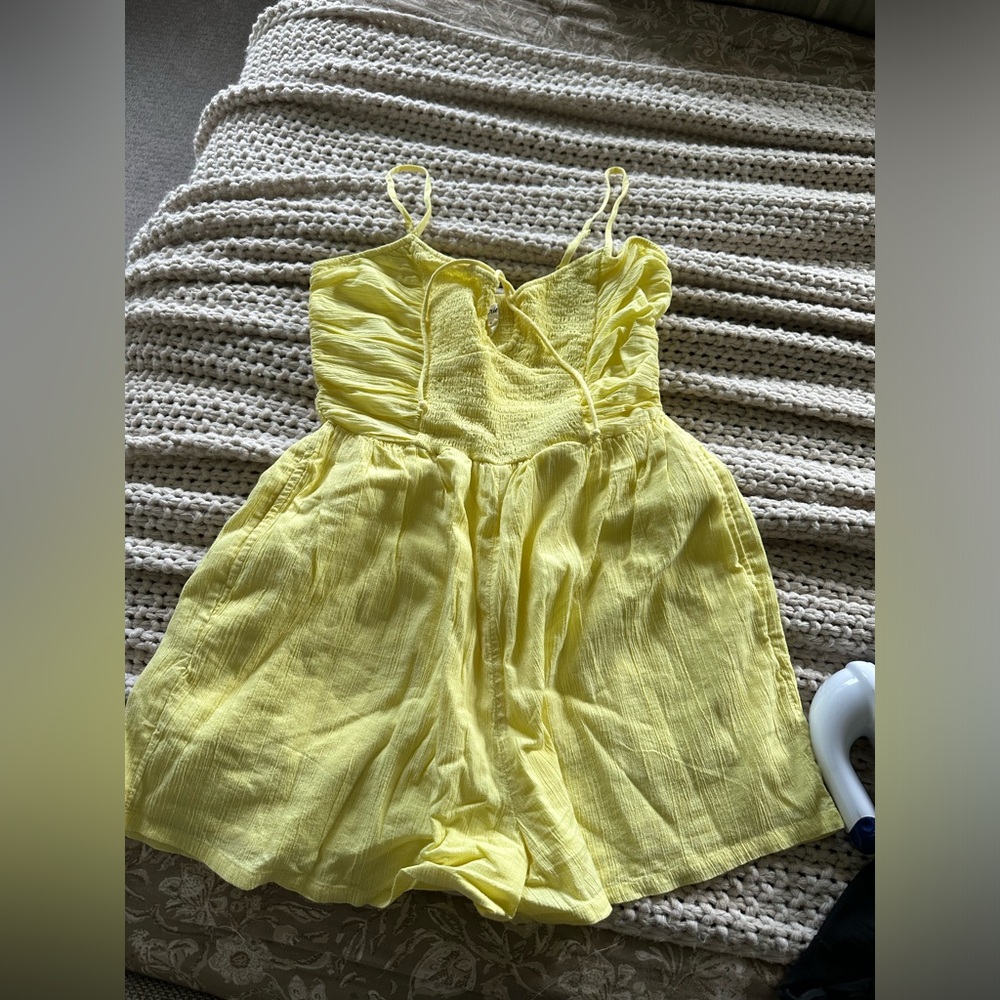 Yellow Aerie Romper! Never worn.